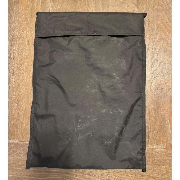 Vintage Harley Davidson Black Bag Eagle Logo wih oldover top - Picture 2 of 4